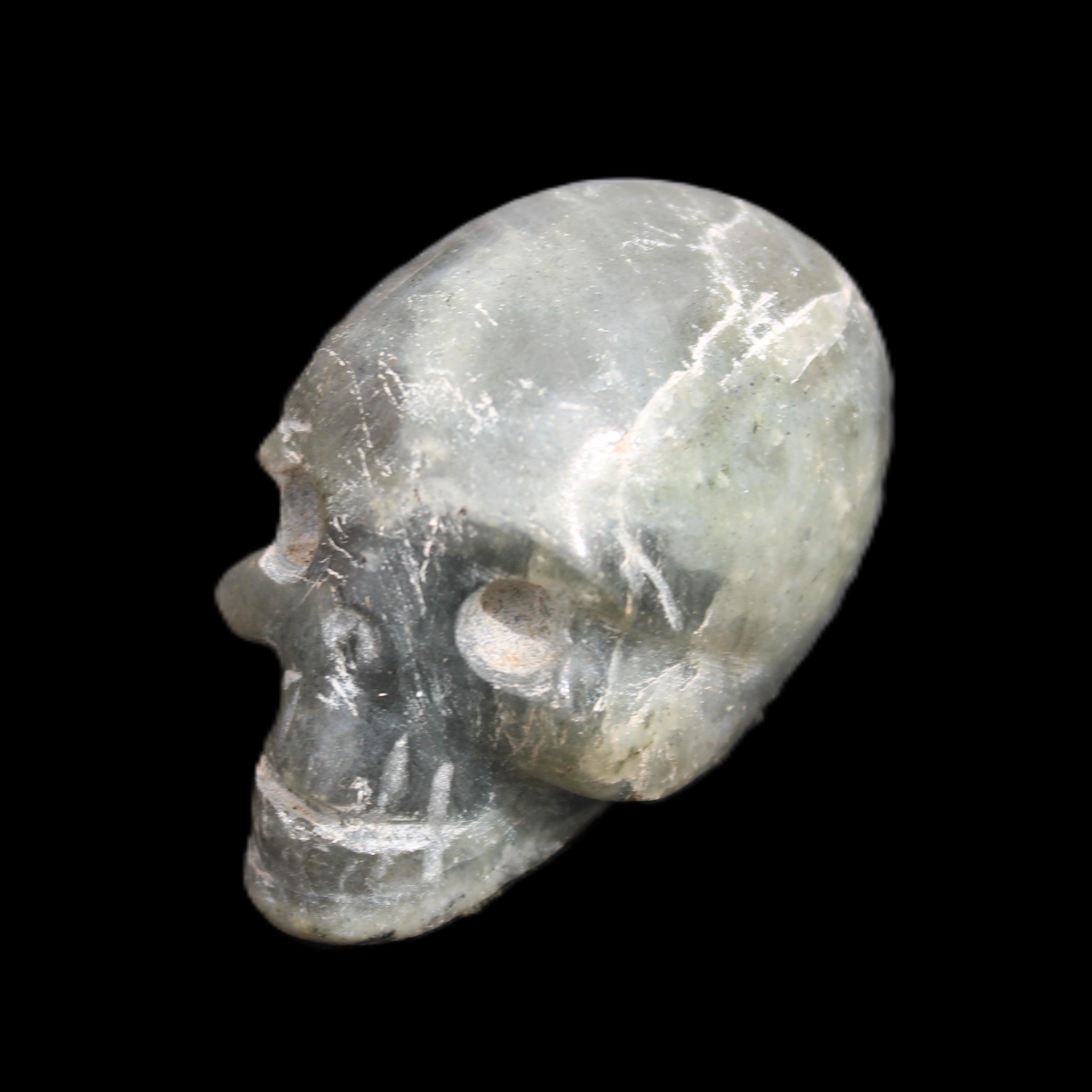 Labradorite skull 60g in sunlight - Rocks and Things Store