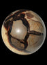 Septarian Dragon Stone sphere 64mm 357g  in sunlight - Rocks and Things Store