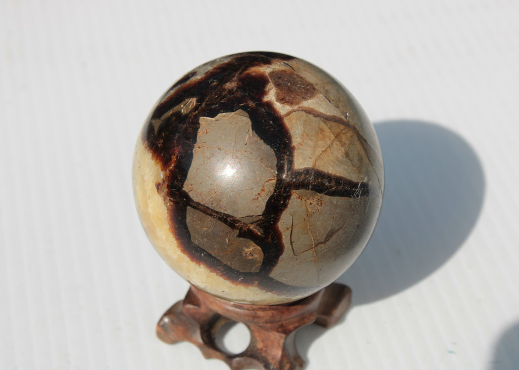 Septarian Dragon Stone sphere 64mm 357g Rocks and Things