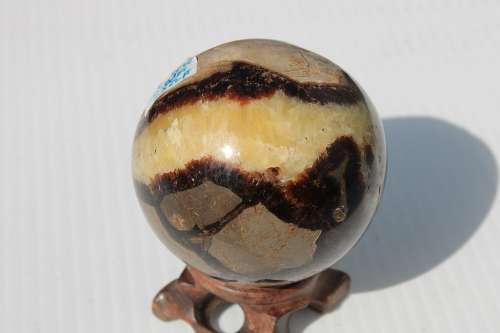 Septarian Dragon Stone sphere 64mm 357g Rocks and Things