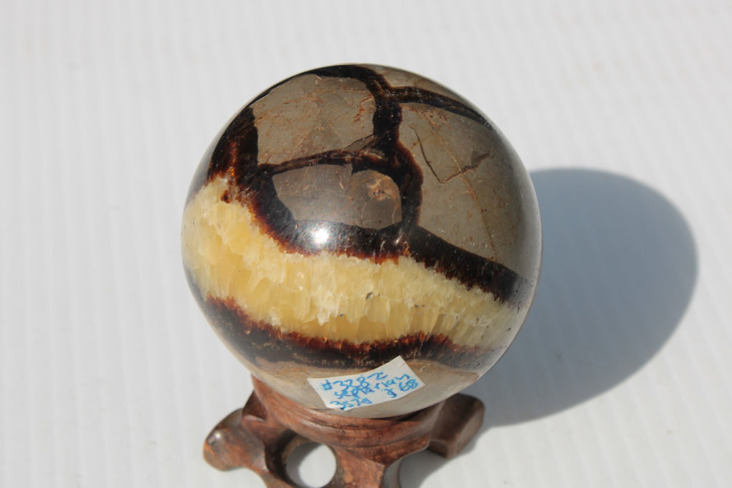 Septarian Dragon Stone sphere 64mm 357g Rocks and Things