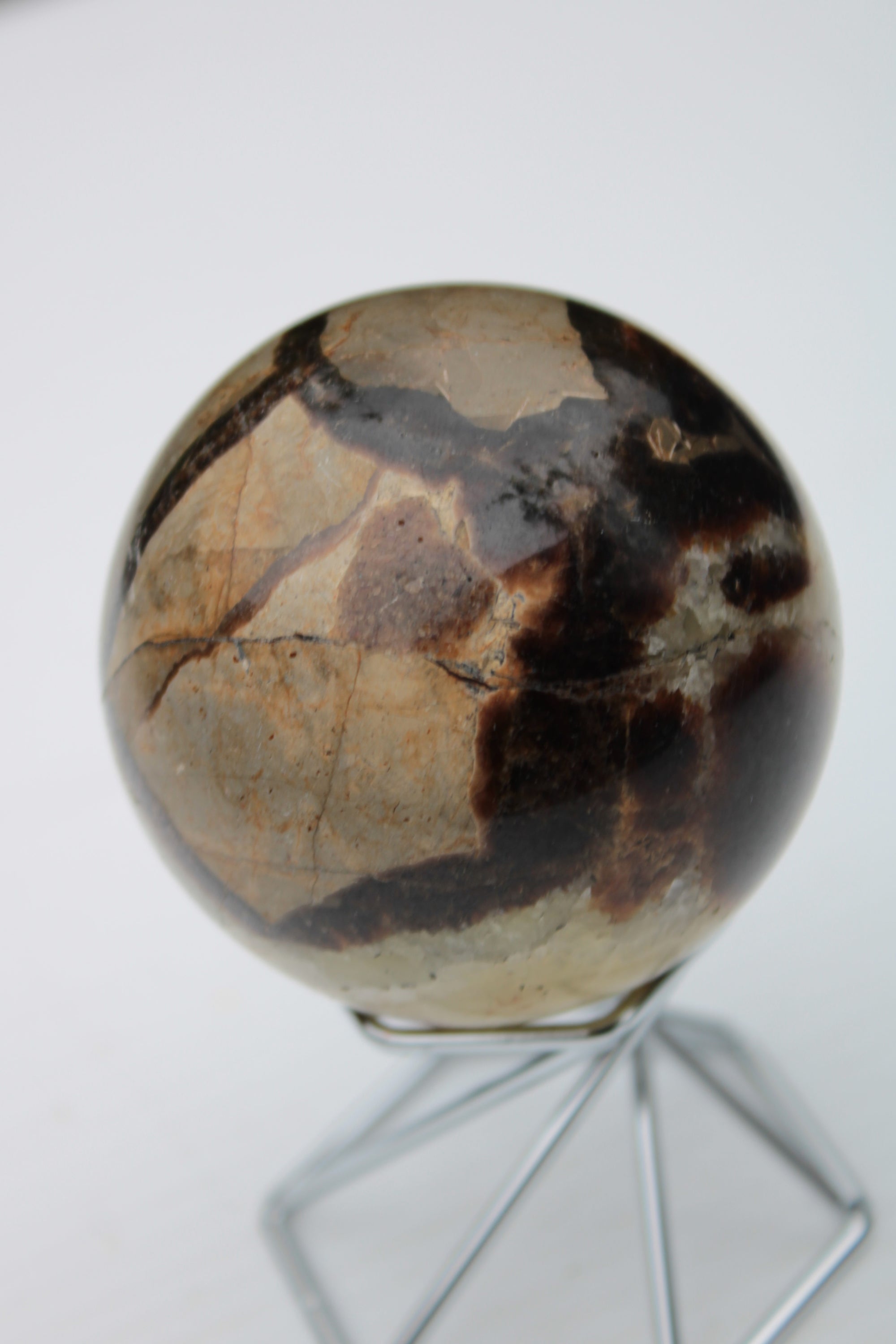 Septarian Dragon Stone sphere 64mm 357g Rocks and Things