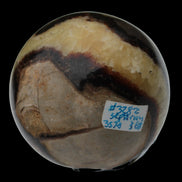 Septarian Dragon Stone sphere 64mm 357g  in sunlight - Rocks and Things Store