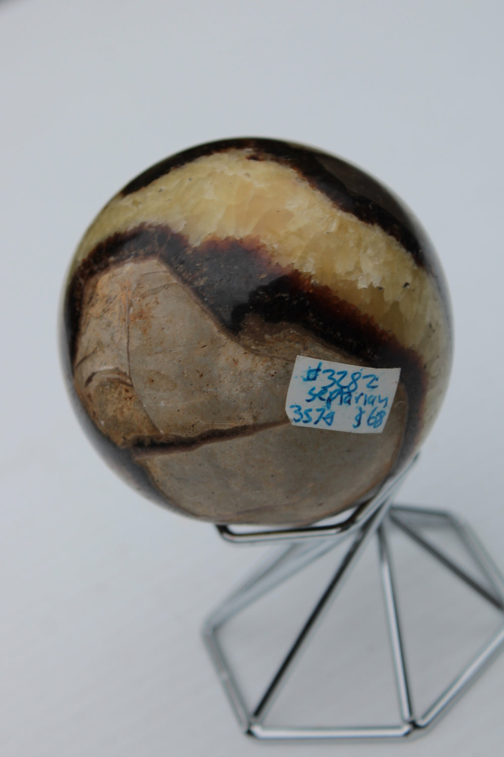 Septarian Dragon Stone sphere 64mm 357g Rocks and Things