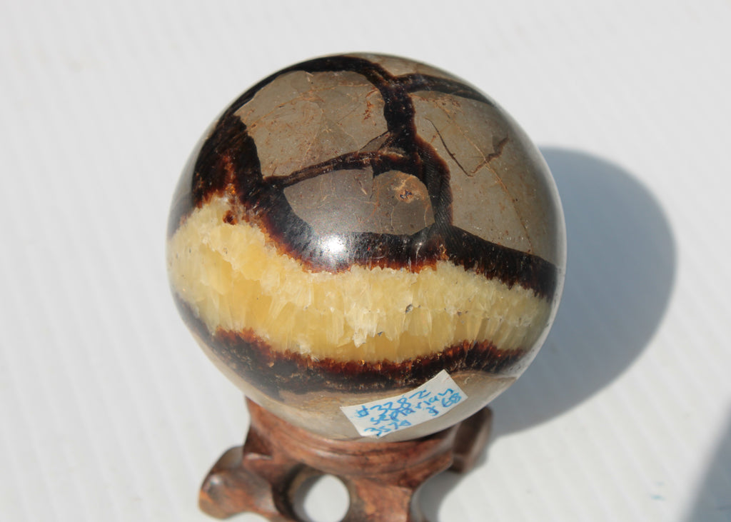 Septarian Dragon Stone sphere 64mm 357g Rocks and Things
