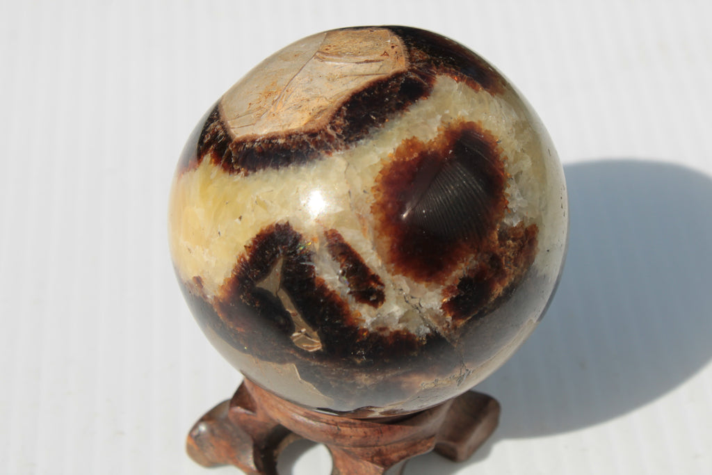 Septarian Dragon Stone sphere 64mm 357g Rocks and Things