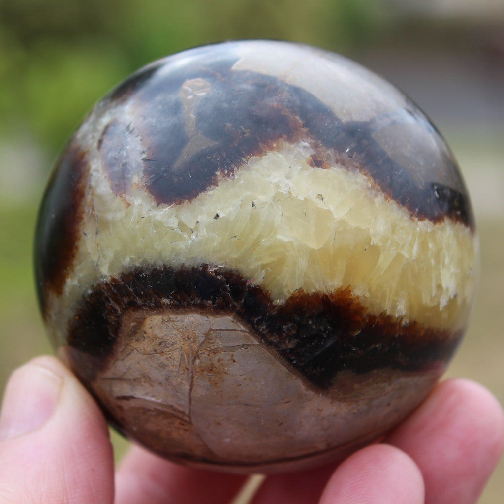 Septarian Dragon Stone sphere 64mm 357g Rocks and Things