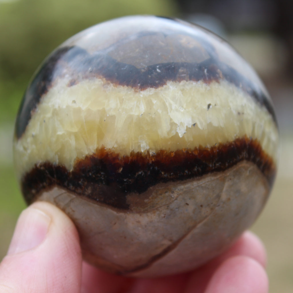 Septarian Dragon Stone sphere 64mm 357g Rocks and Things