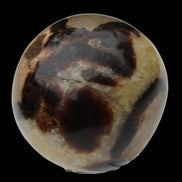 Septarian Dragon Stone sphere 64mm 357g  in sunlight - Rocks and Things Store