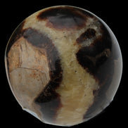 Septarian Dragon Stone sphere 64mm 357g  in sunlight - Rocks and Things Store