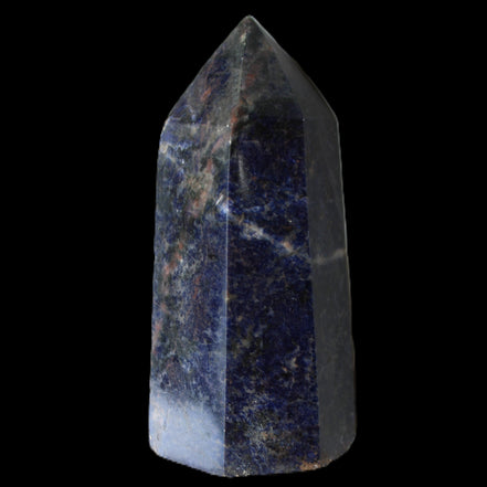 Sodalite obelisk 328g in sunlight - Rocks and Things Store