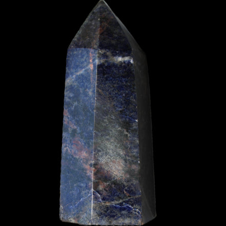 Sodalite obelisk 328g in sunlight - Rocks and Things Store