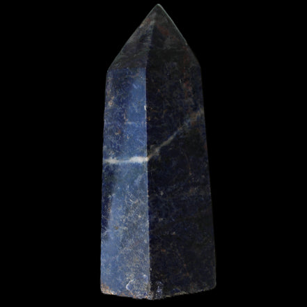Sodalite obelisk 328g in sunlight - Rocks and Things Store