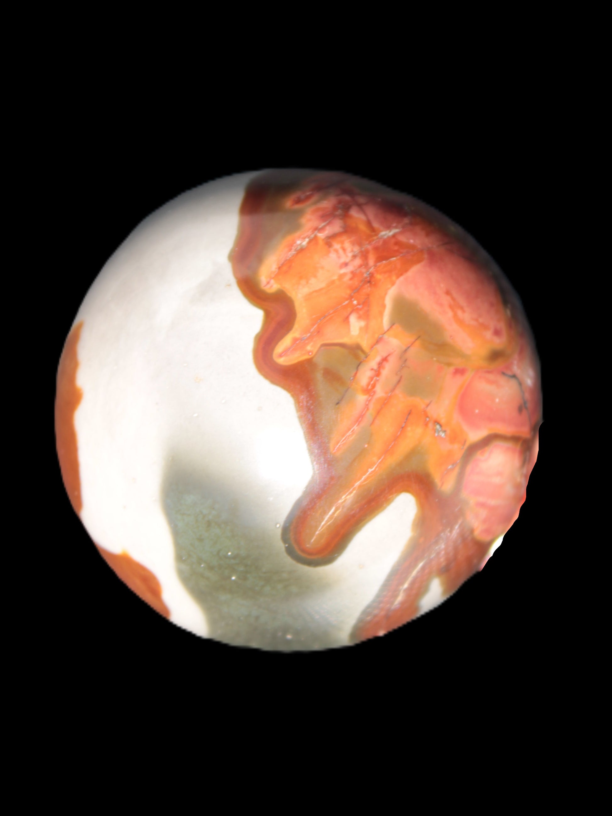 Marine Jasper sphere 45mm 126g Rocks and Things