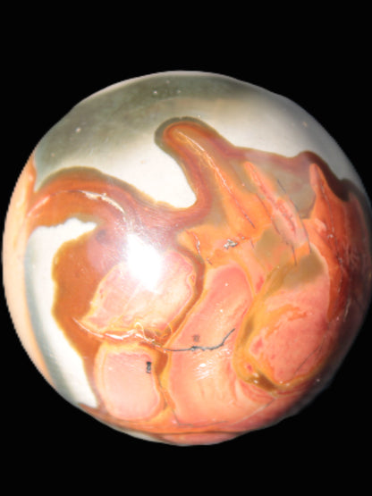 Marine Jasper sphere 45mm 126g Rocks and Things