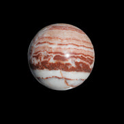 Rhodochrosite sphere 287g in sunlight - Rocks and Things Store