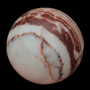 Rhodochrosite sphere 287g in sunlight - Rocks and Things Store