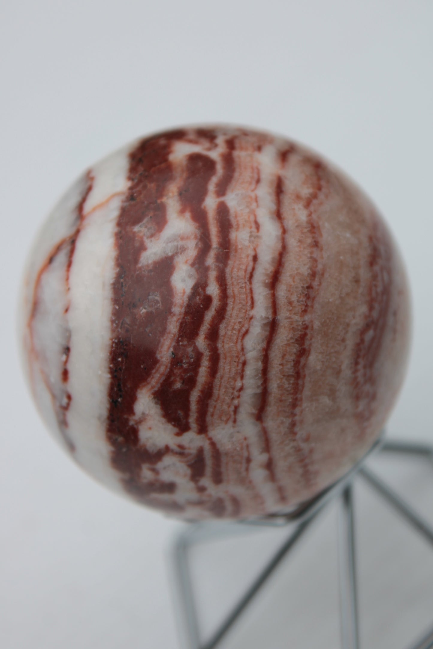 Rhodochrosite sphere 287g Rocks and Things