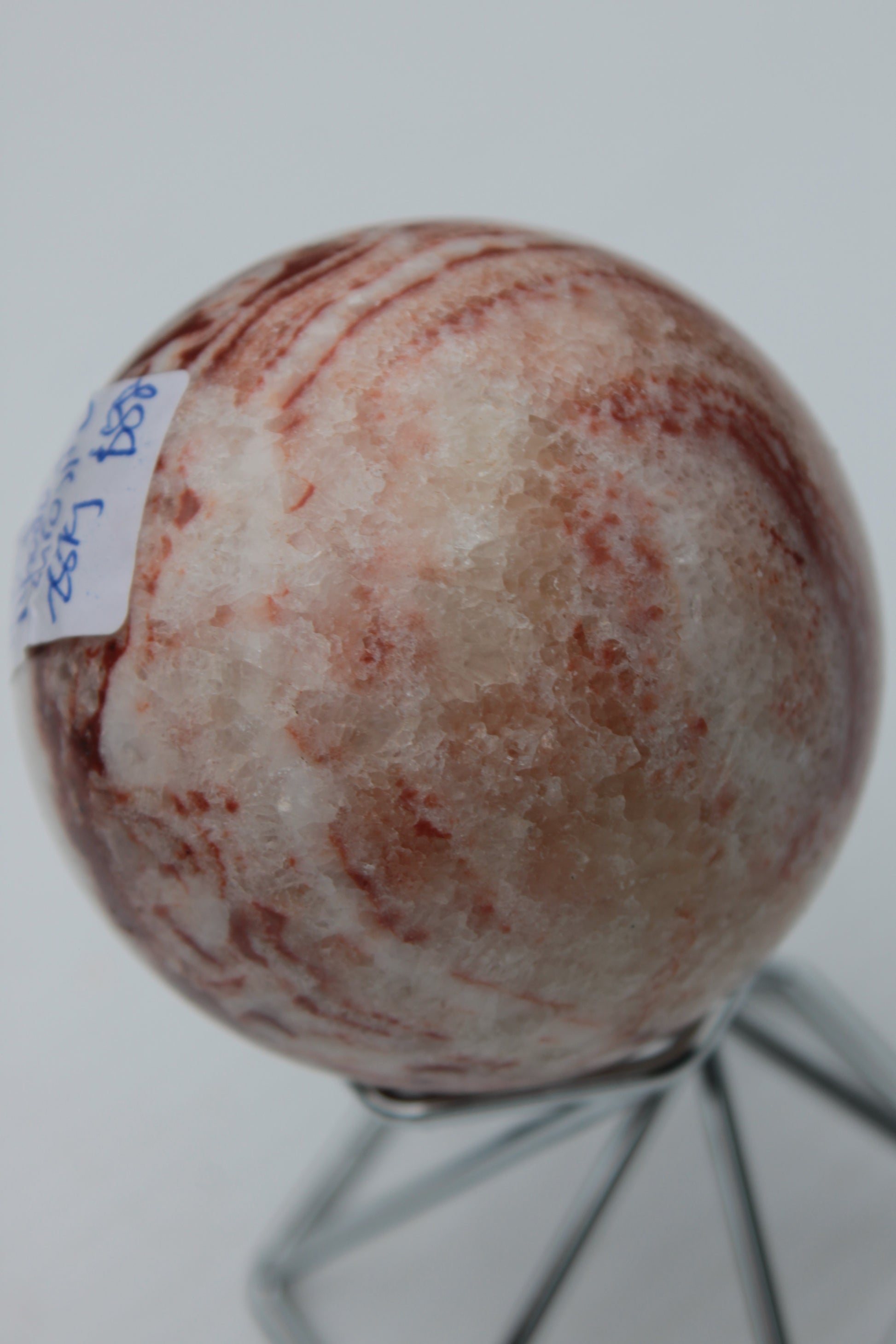 Rhodochrosite sphere 287g Rocks and Things