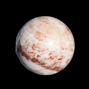 Rhodochrosite sphere 287g in sunlight - Rocks and Things Store