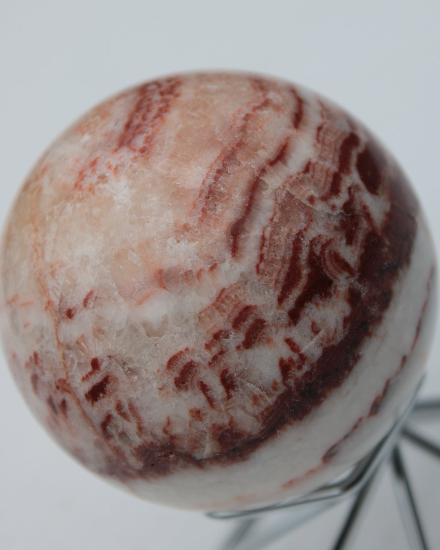 Rhodochrosite sphere 287g Rocks and Things