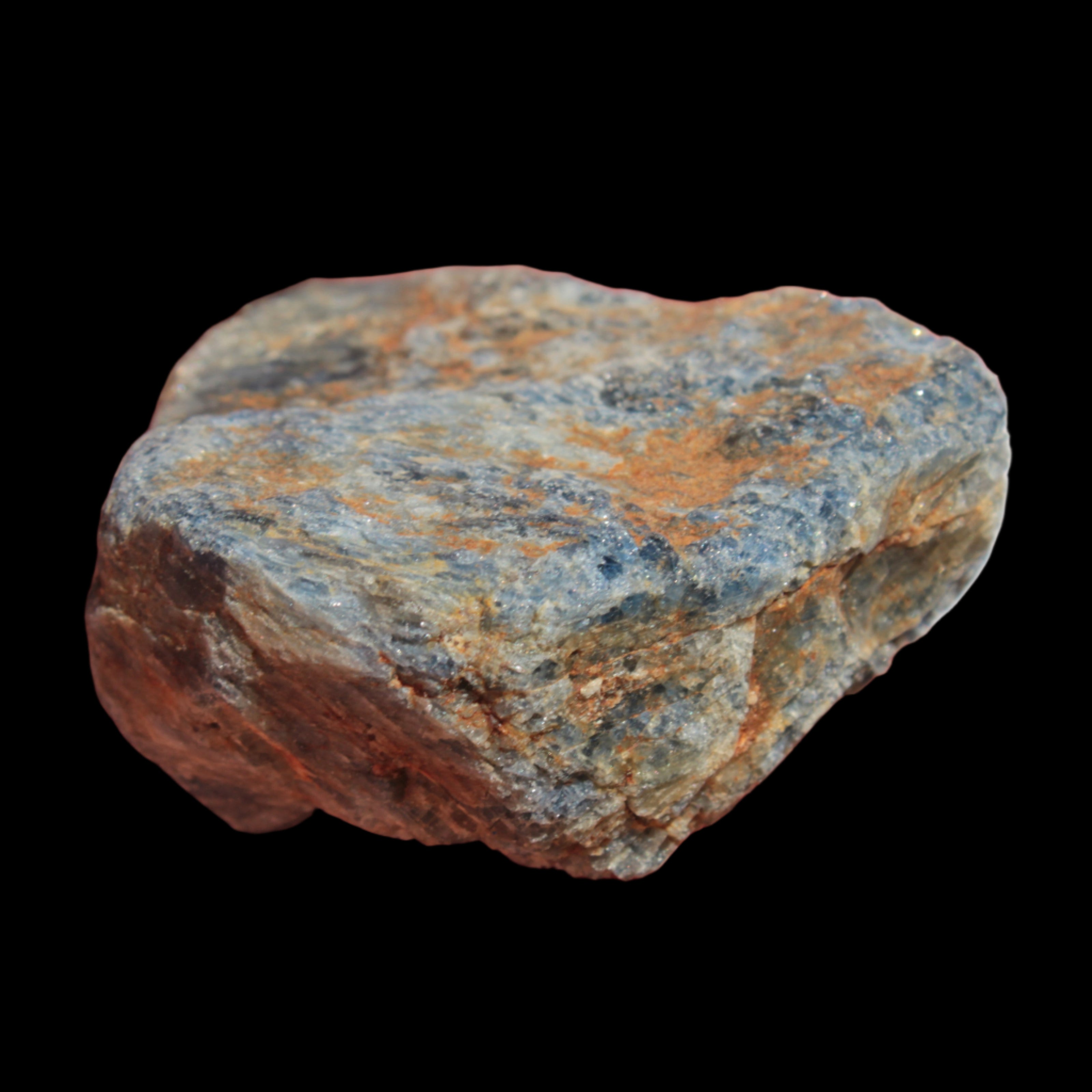 Blue Sapphire (unheated) 69g in sunshine - Rocks and Things Store