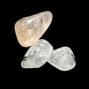 Black hair Rutilated Quartz 3 crystals 8-10g in sunshine - Rocks and Things Store