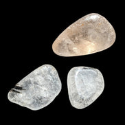 Black hair Rutilated Quartz 3 crystals 8-10g in sunshine - Rocks and Things Store