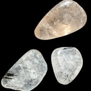 Black hair Rutilated Quartz 3 crystals 8-10g in sunshine - Rocks and Things Store