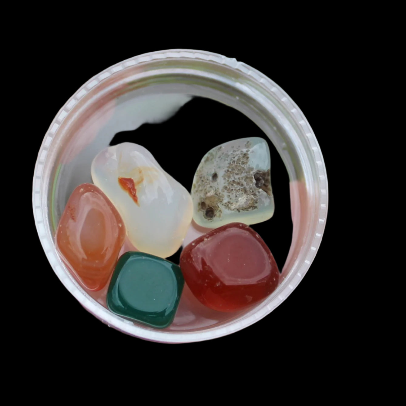 Agate tumbled 4/5 tiny stones 7-9g -  Rocks and Things Store