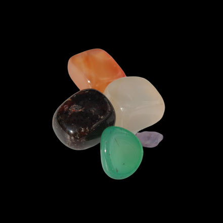 Agate tumbled 4/5 tiny stones 7-9g -  Rocks and Things Store