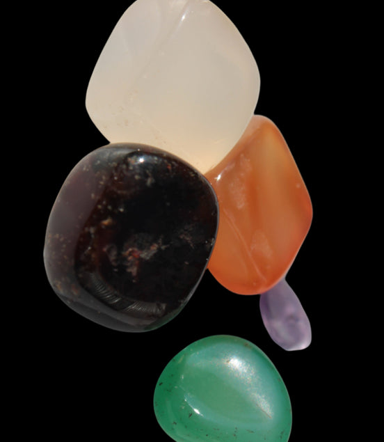 Agate tumbled 4/5 tiny stones 7-9g -  Rocks and Things Store