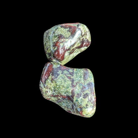 Dragons Blood Stone 2 tumbled stones 11-18g - Rocks and Things Store