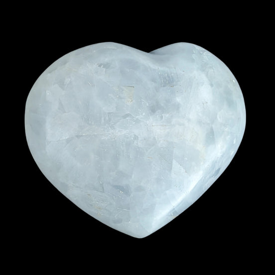 Celestite heart 160g - Rocks and Things Store