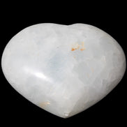 Celestite heart 160g in sunlight - Rocks and Things Store