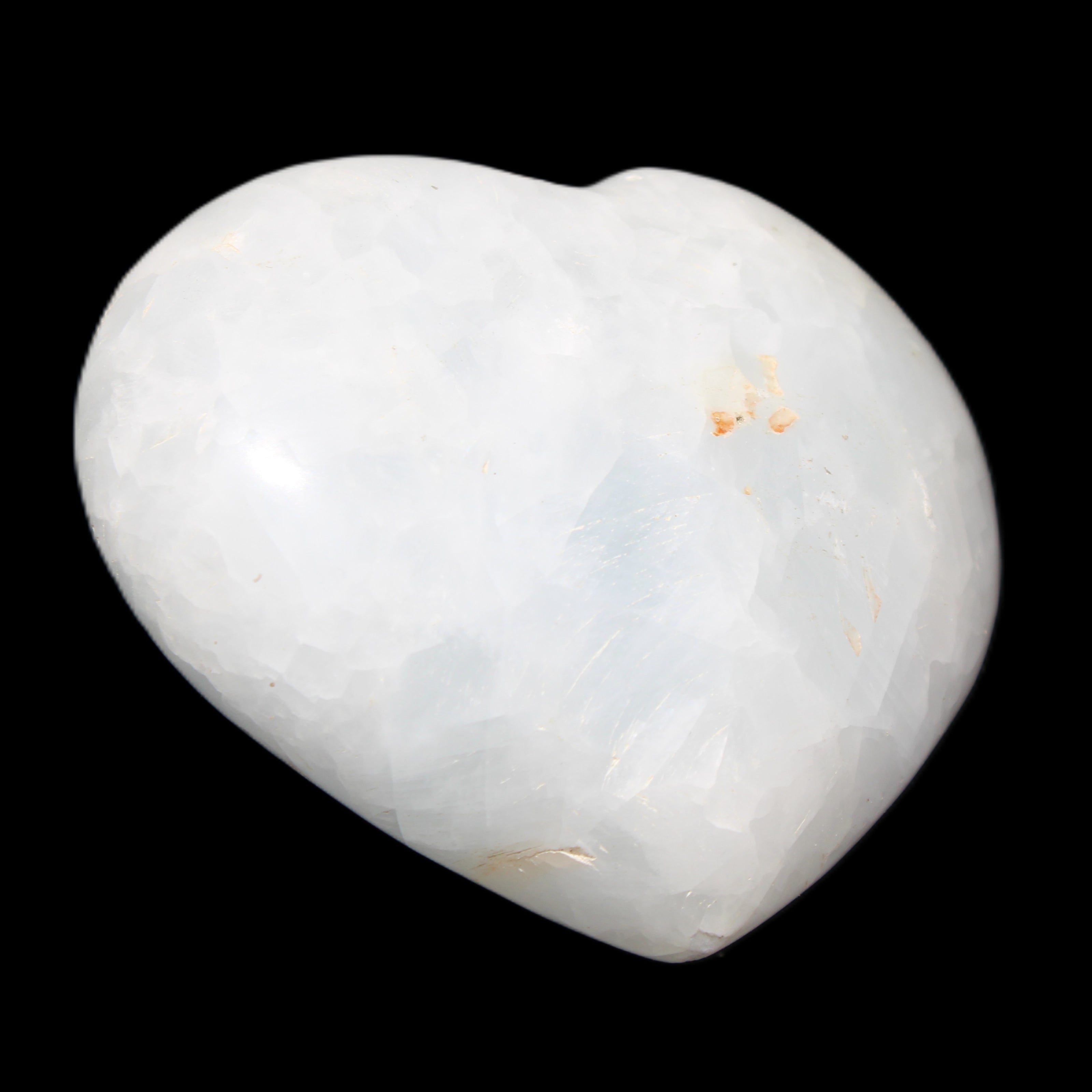 Celestite heart 160g in sunlight - Rocks and Things Store