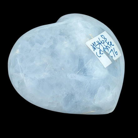 Celestite heart 160g - Rocks and Things Store