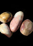 Rhodonite 4/5 tiny tumbled stone 12-19g in sunlight - Rocks and Things Store