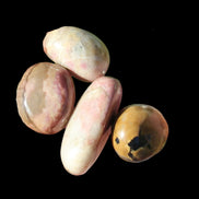 Rhodonite 4/5 tiny tumbled stone 12-19g in sunlight - Rocks and Things Store