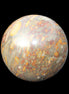 Bamboo Leaf Jasper sphere 175g in sunlight - Rocks and Things Store