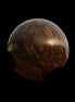 Bamboo Leaf Jasper sphere 175g in sunshine with shadows from holding fingers - Rocks and Things Store