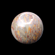 Bamboo Leaf Jasper sphere 175g in sunlight - Rocks and Things Store