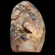 Septarian Dragon Stone geode egg 329g in sunshine - Rocks and Things Store