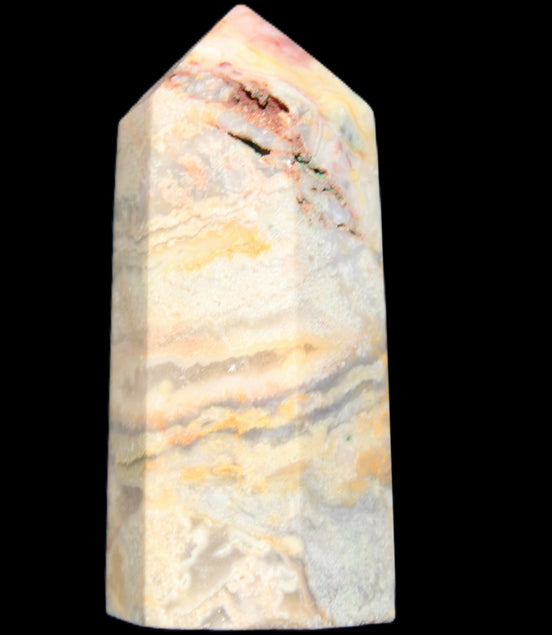 Claybank Agate Marquise wand 59mm 59g in sunlight - Rocks and Things Store