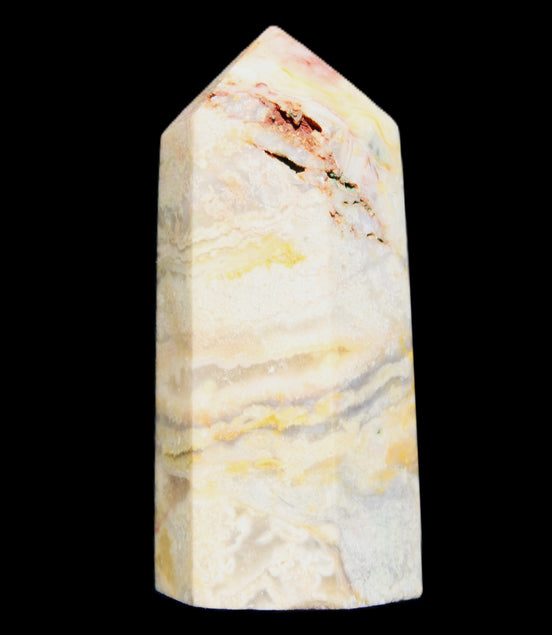 Claybank Agate Marquise wand 59mm 59g in sunlight - Rocks and Things Store