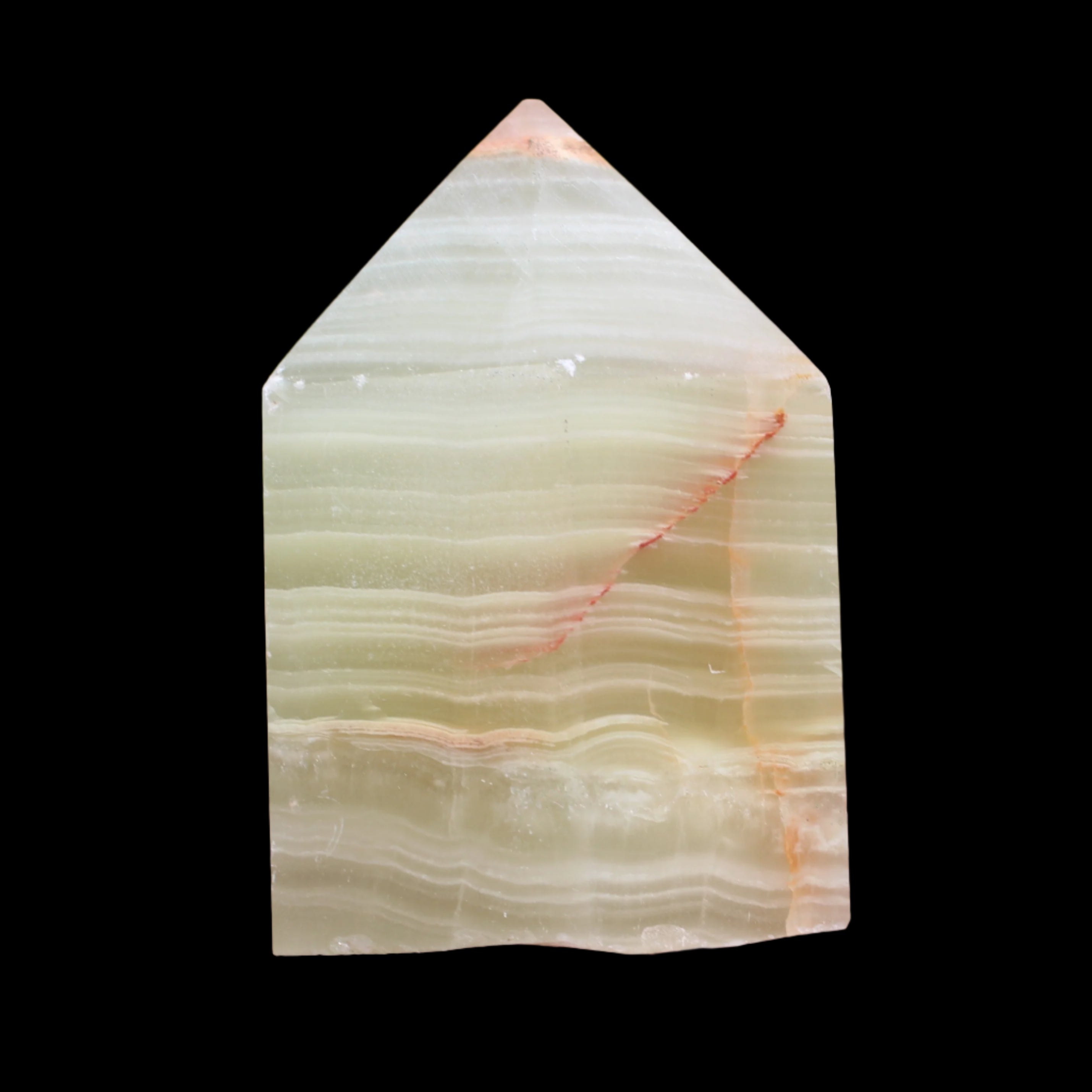 Afghan Jade Serpentine obelisk from Afghanistan 190g Rocks and Things