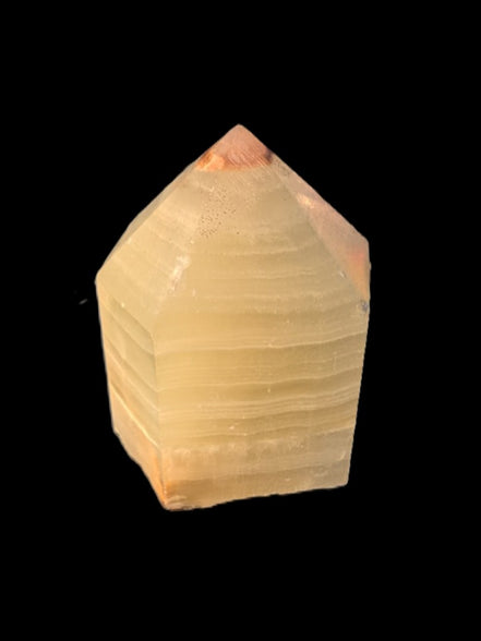 Afghan Jade Serpentine obelisk from Afghanistan 190g in sunshine