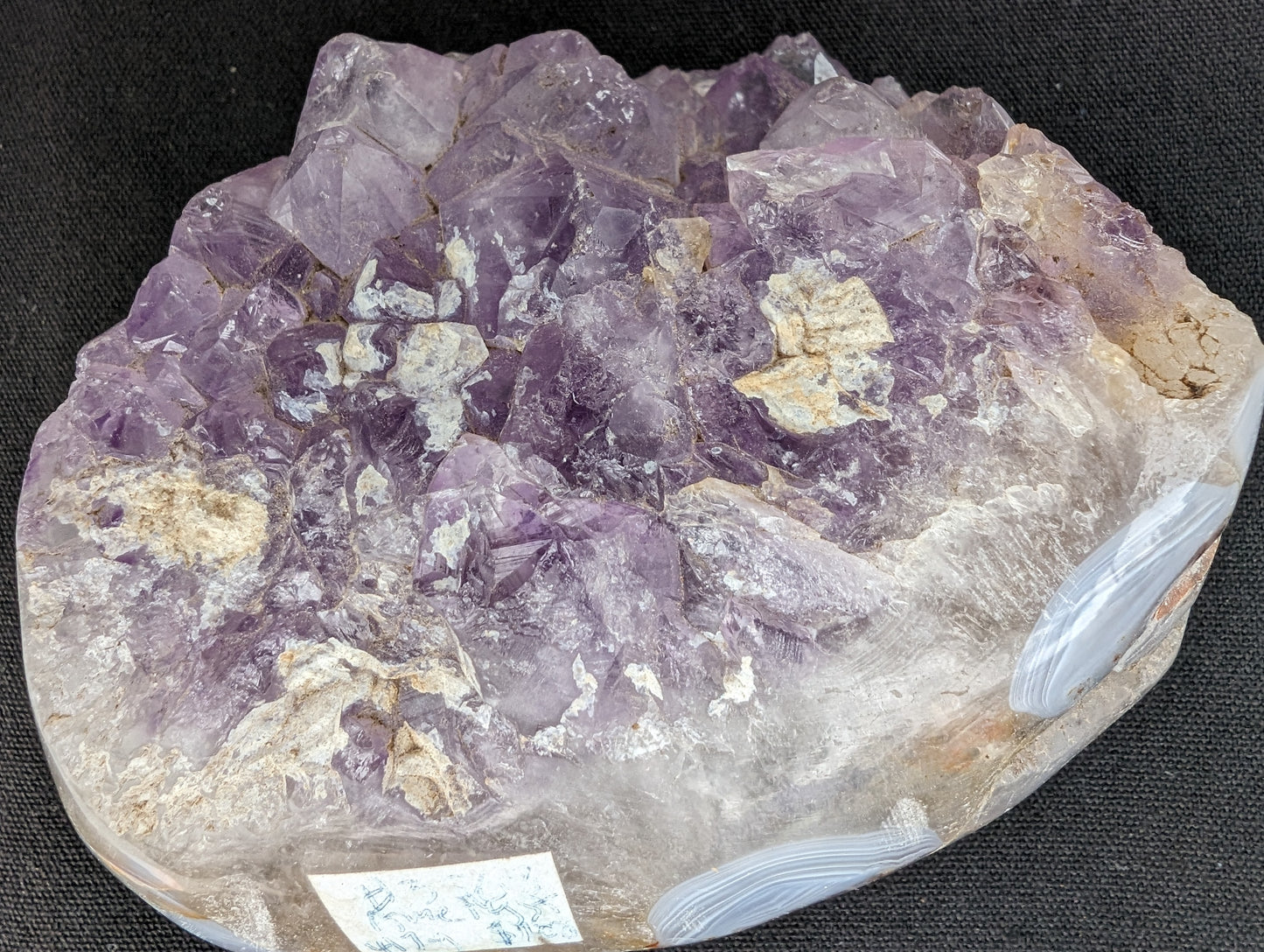 Amethyst Geode cluster 417g