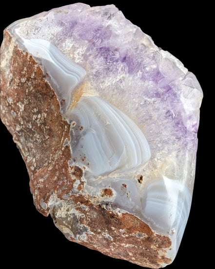 Amethyst Geode cluster 417g - Rocks and Things Store