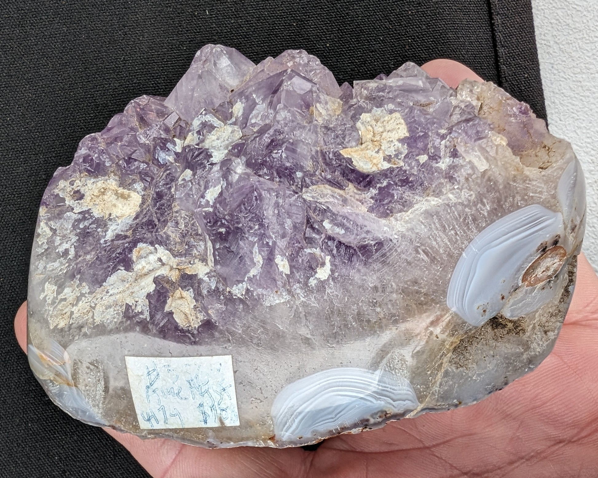 Amethyst Geode cluster 417g Rocks and Things